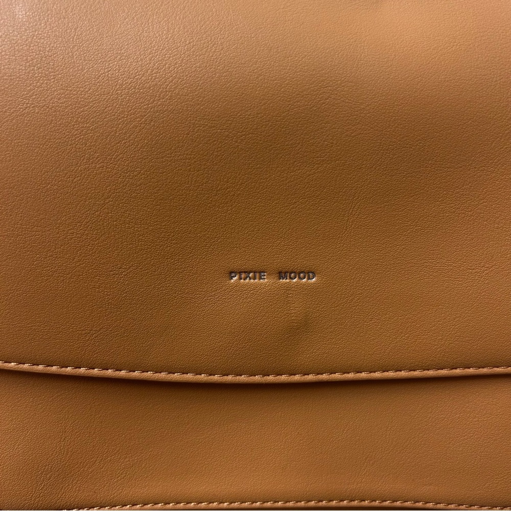 Pixie Mood Brown Leather Crossbody Bag Magnetic C… - image 8